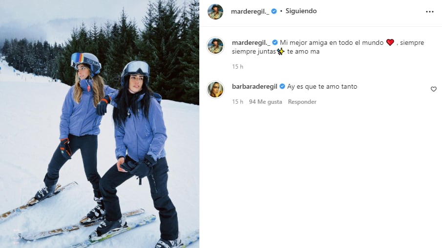 Mar de Regil y Bárbara de Regil mejores amigas.