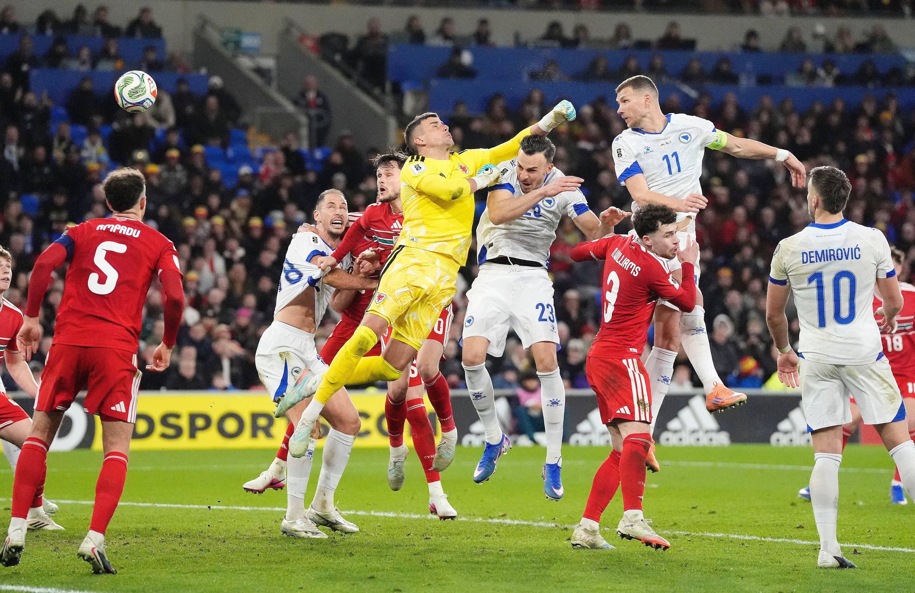 Gales vs Bosnia en el repechaje para el Mundial 2026