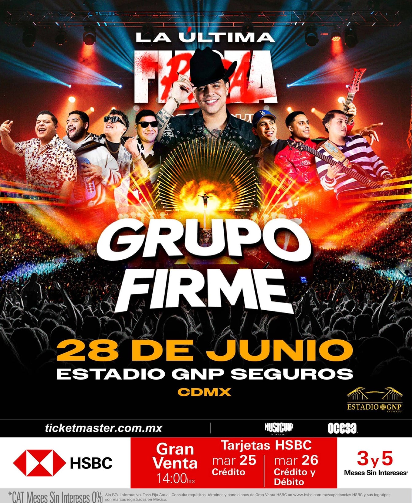 Grupo Firme en el Estadio GNP Seguros