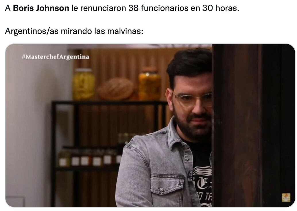 Memes sobre la renuncia de Boris Johnson