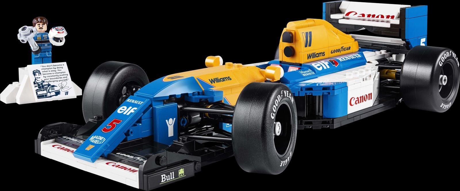 LEGO Icons Williams Racing FW14B & Nigel Mansell