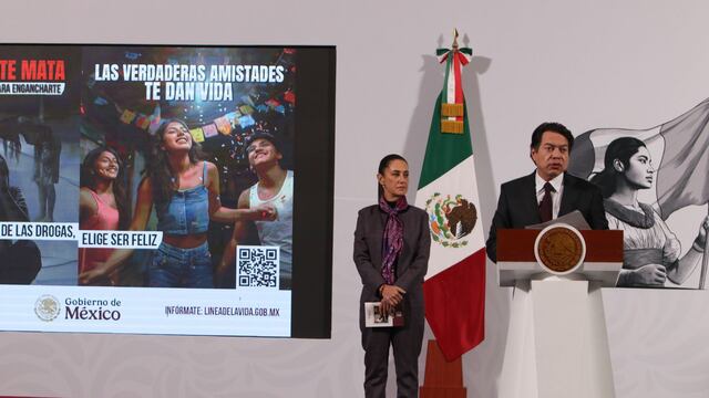 Gobierno de México presenta campaña "Aléjate de las drogas. El fentanilo te mata"