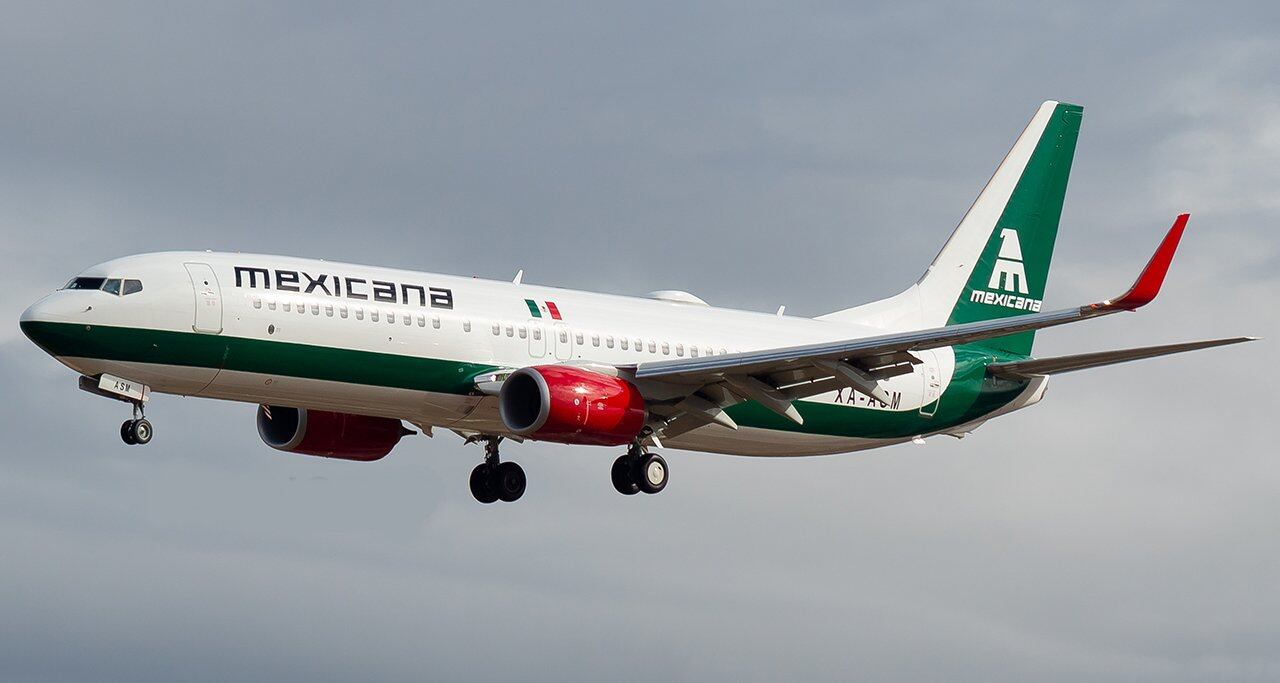 Avión de Mexicana de Aviación
