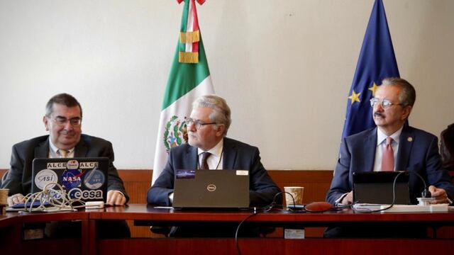 Autoridades de la Agencia Europea del Espacio