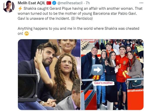 Gerard Piqué y la supuesta infidelidad a Shakira