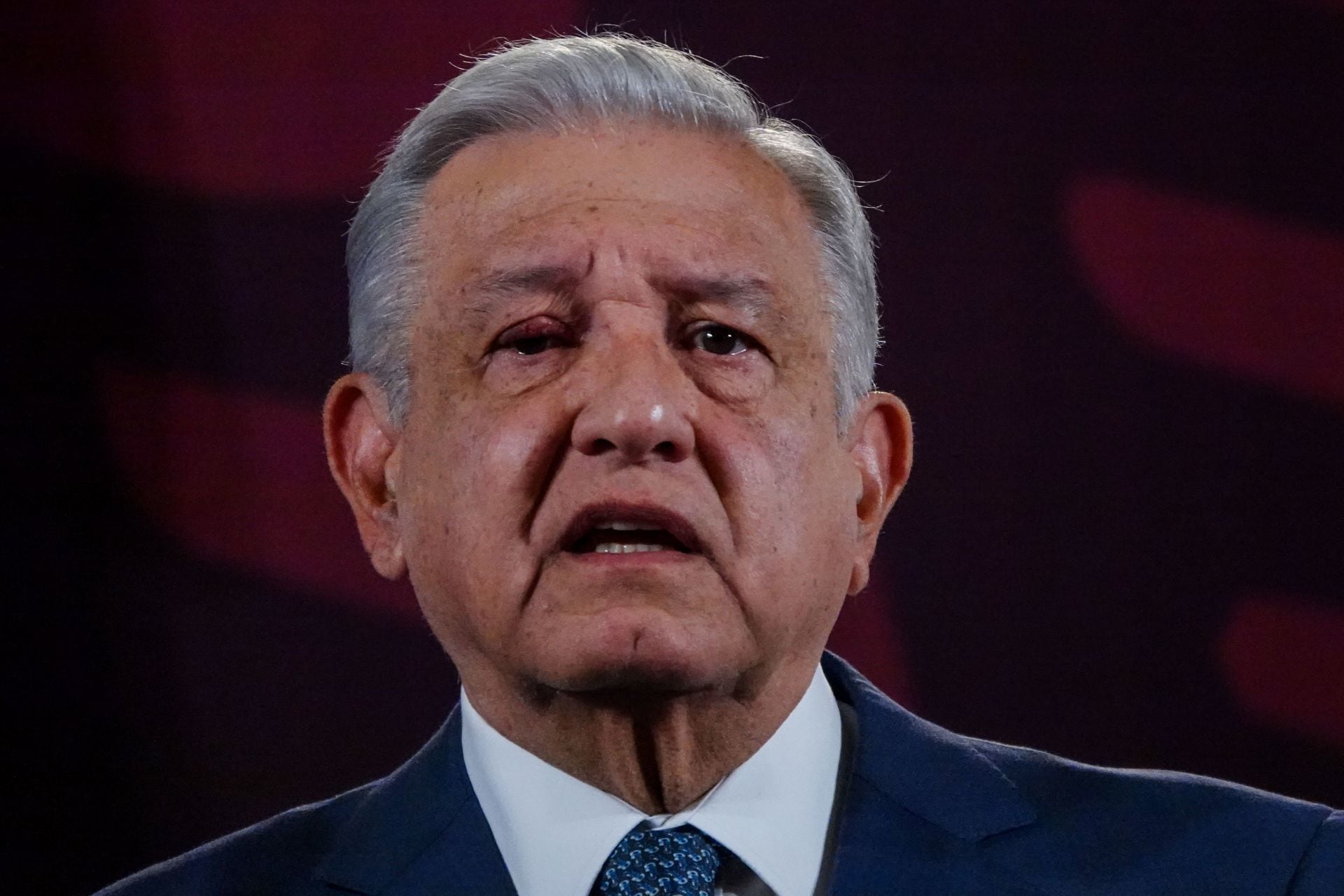AMLO en su conferencia mañanera