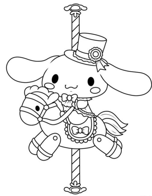 Cinnamoroll jinete por el Día Internacional de la Mujer