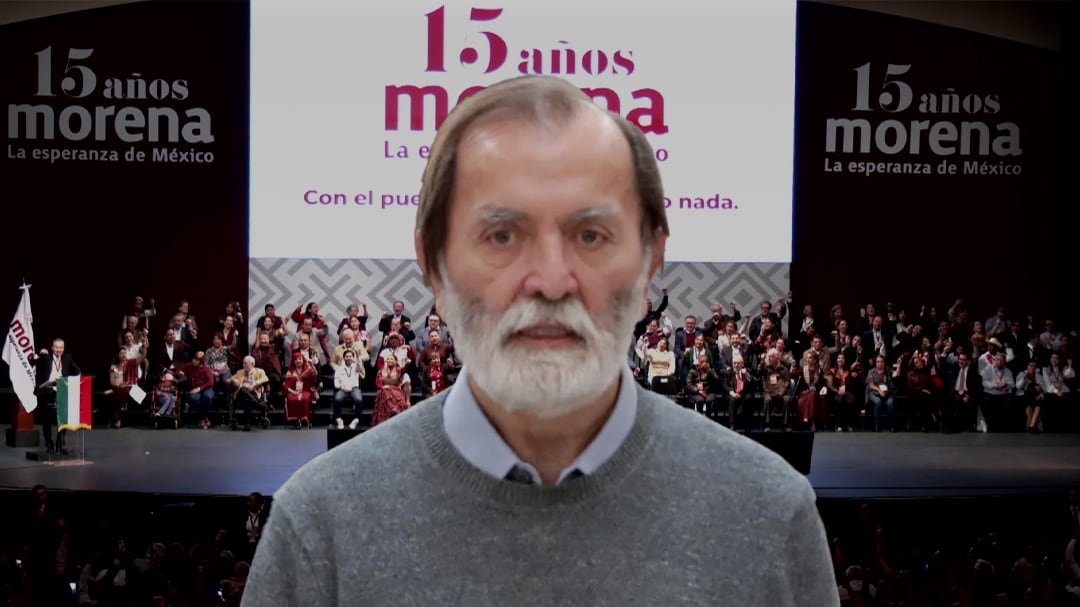 A Epigmenio Ibarra se le quebró la voz al hablar de la fundación de Morena