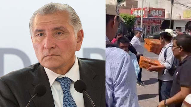 Entregan pizza en evento de Adán Augusto López