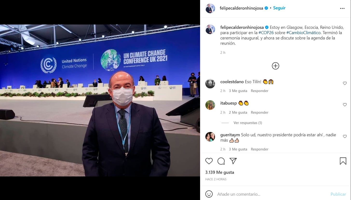 Instagram de Felipe Calderón