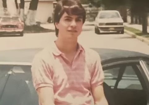 Erick Hassel de joven