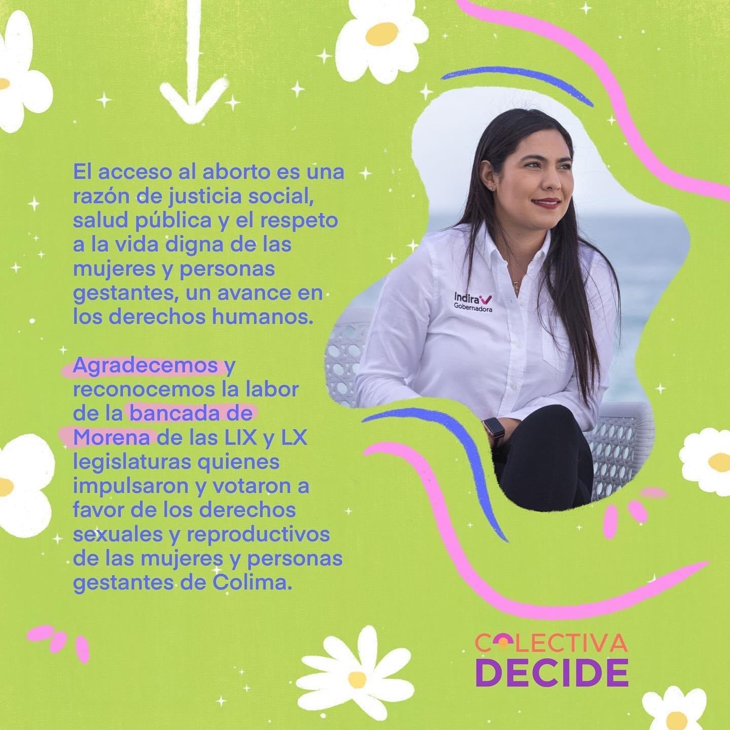 Iniciativa de aborto legal aprobada en Colima