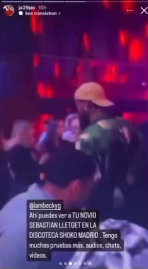 Revelan supuestas pruebas de la infidelidad de Sebastian Lletget, novio Becky G