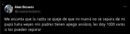 Hijo de Mario Bezares habla sobre el apego de sus papás.