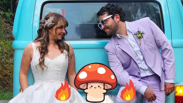 Boda de Daniela Luján y Carlos Alberto Monroy habría tenido chocohongos y tríos.