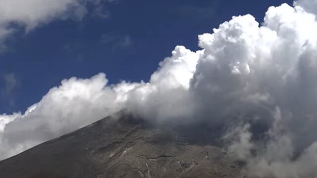 Volcán Popocatépetl el 10 de julio