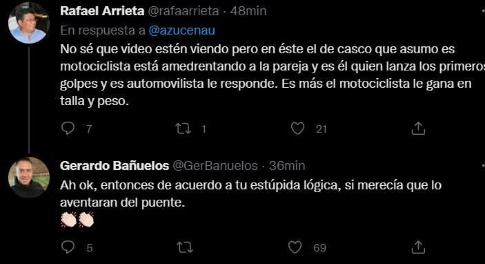 Usuarios alegan que repartidor provoco caída del puente vehicular en Cuautitlán Izcalli, en el estado de México.