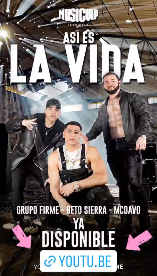 Mc Davo, Eduin Caz y Beto Sierra