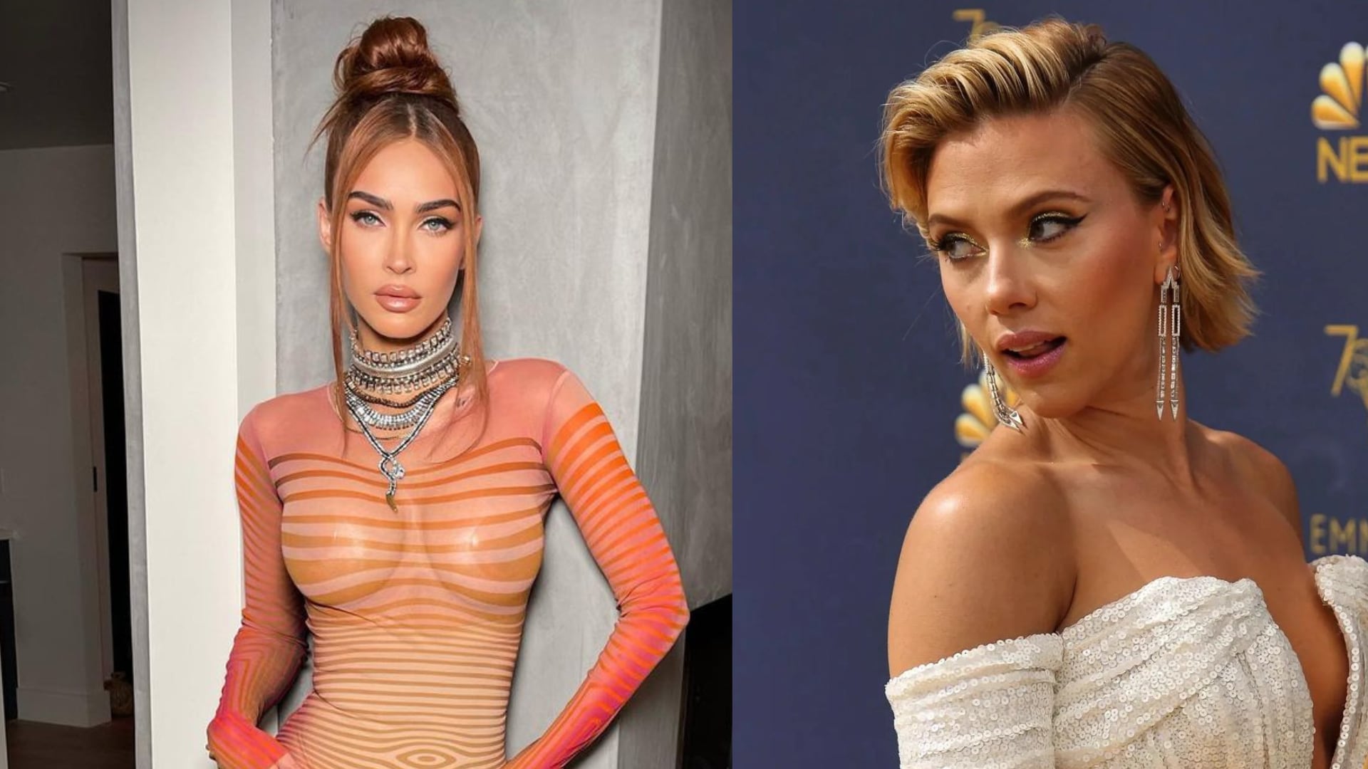 La foto de Megan Fox junto a Scarlett Johansson que sedujo a muchos está hecha con inteligencia artificial