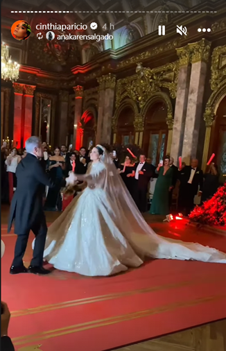 Así fue el festejo del enlace matrimonial de Alexis Atala y Cinthia Aparicio