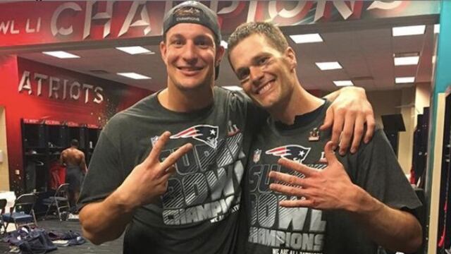 Gronkowski y Brady