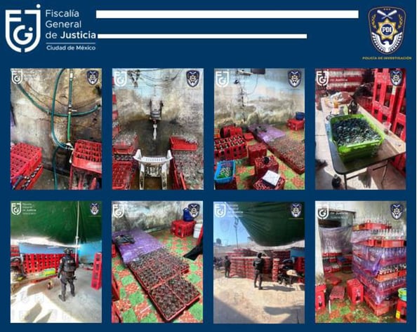 Encuentran Coca Cola falsa en Iztapalapa