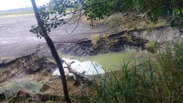 Desaparece laguna Chakanbakán por socavones en un día