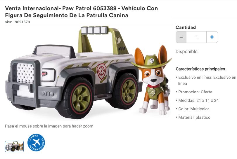 juguetes de Paw Patrol en Coppel