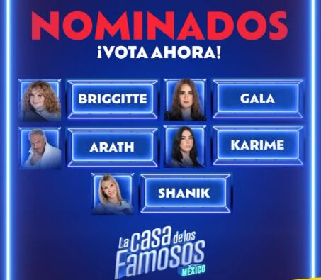 Nominados de la semana dos en La Casa de los Famosos México 2024