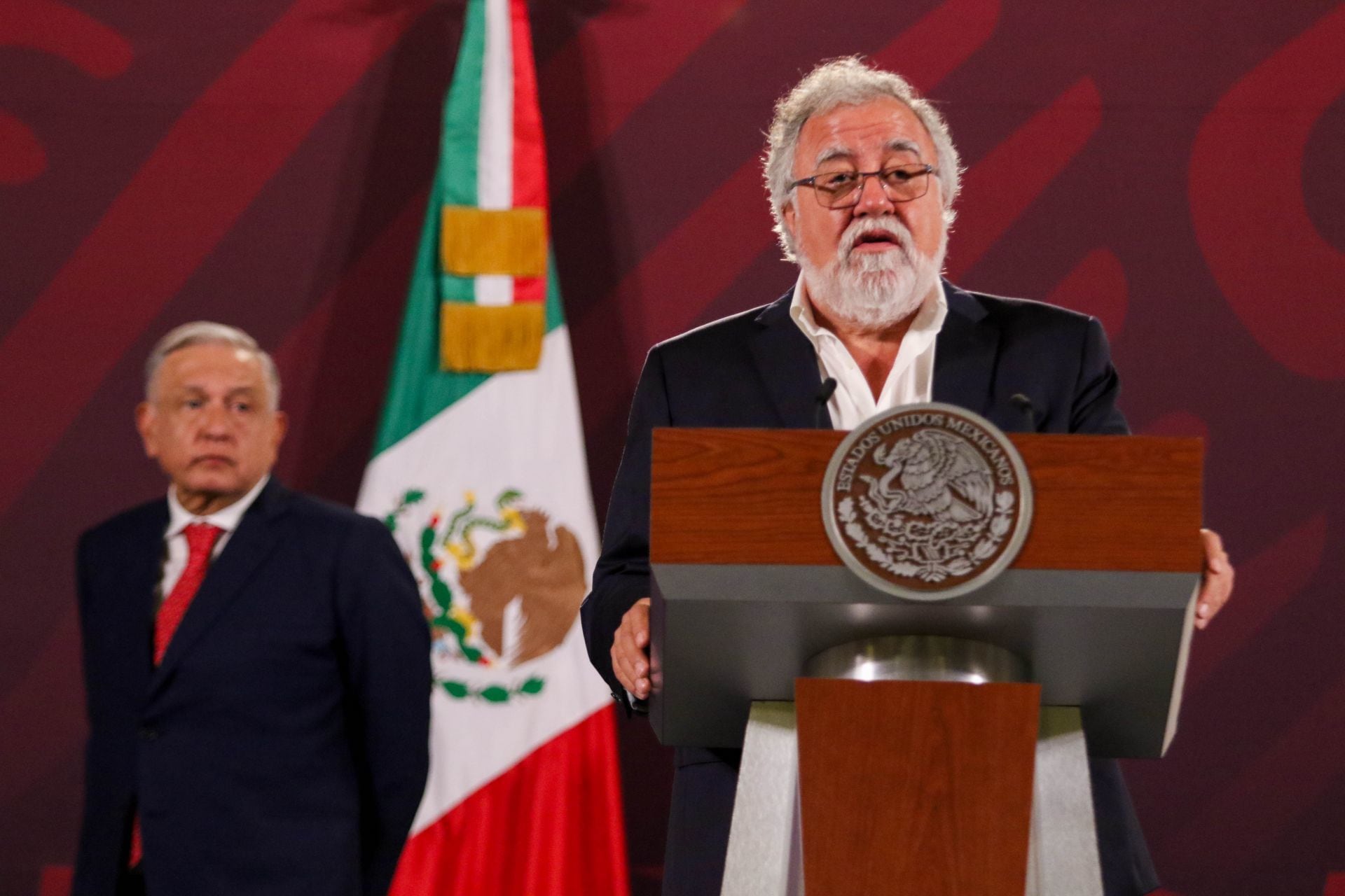 Alejandro Encinas, subsecretario de Derechos Humanos de la Segob, ofreció un informe del incendio de la Guardería ABC, dónde perdieron la vida 49 niños