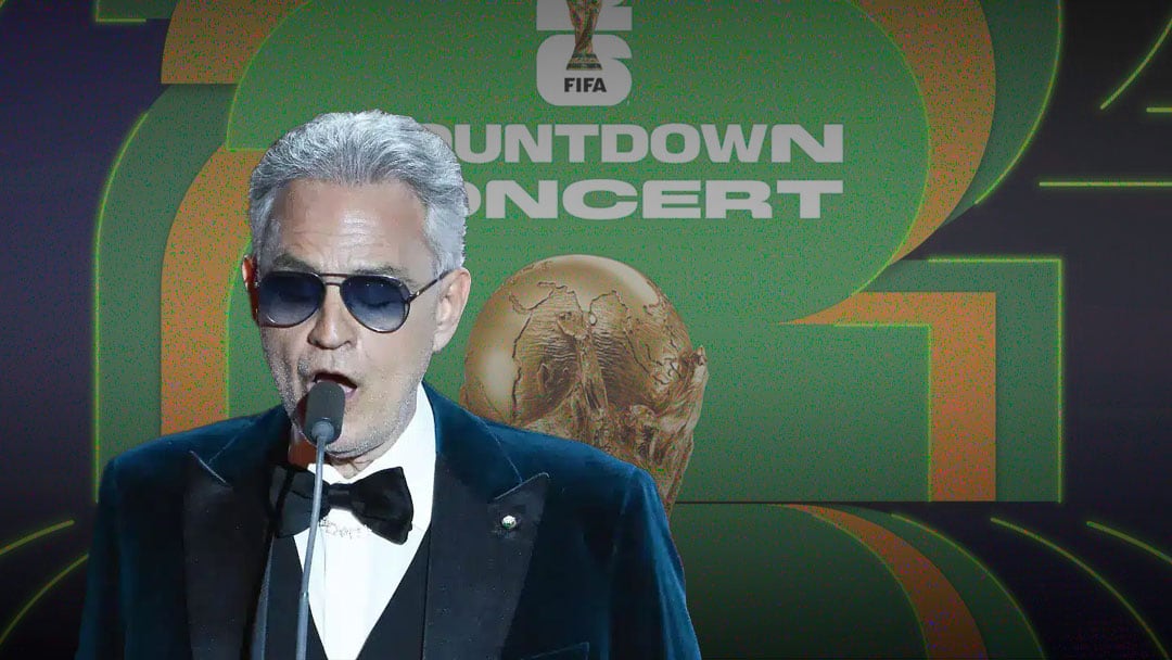 Andrea Bocelli cantará en el FIFA Countdown Concert previo al Mundial 2026