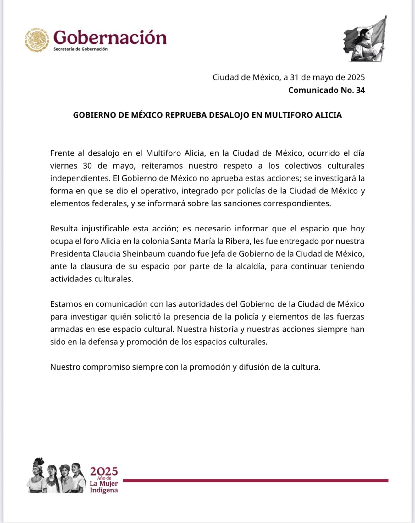 Desalojo Multiforo Alicia