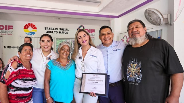 DIF Benito Juárez entrega tratamientos dentales a adultos mayores