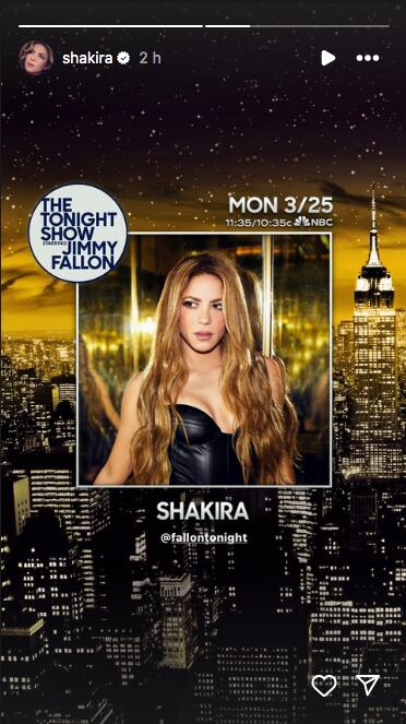 Shakira en The Tonight Show