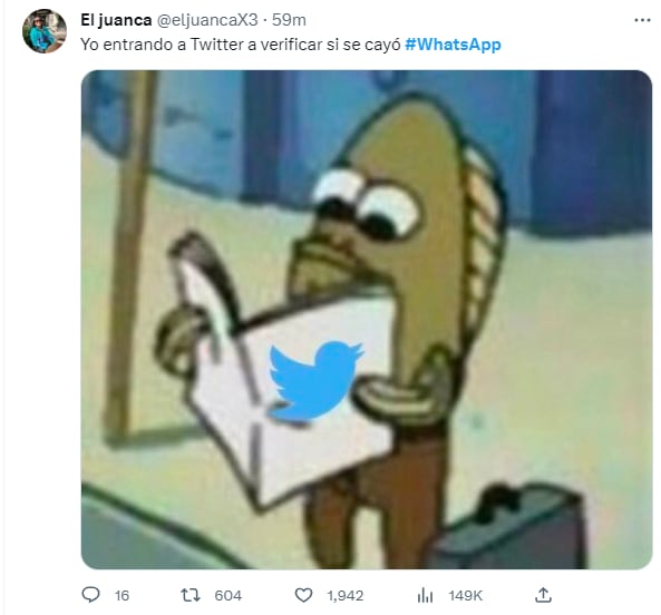 Memes por la caída de WhatsApp