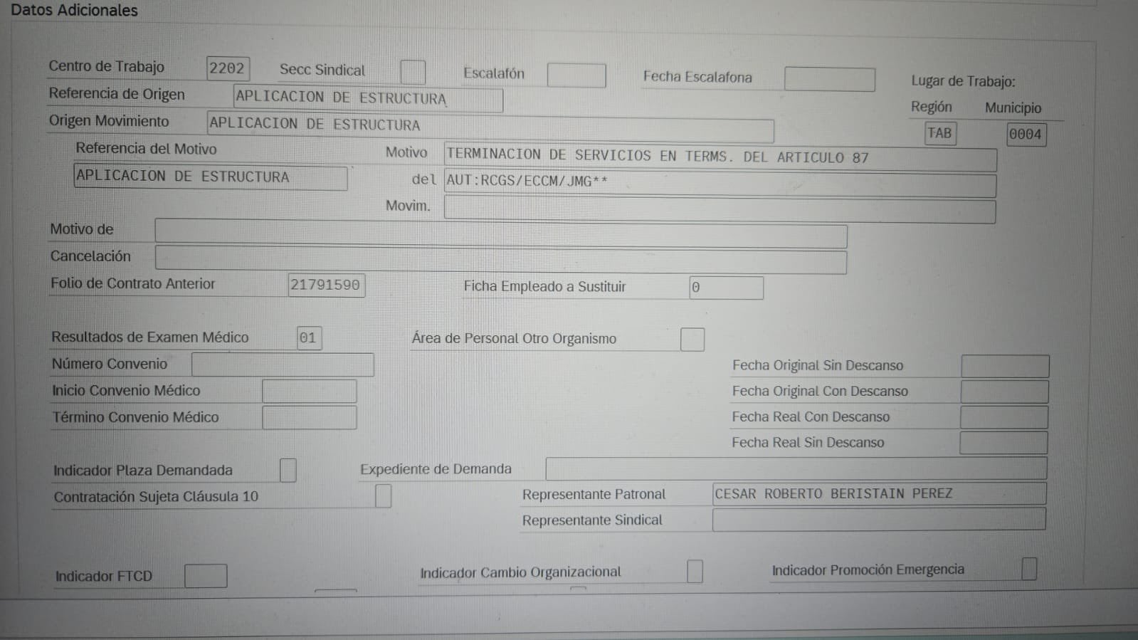 Marcos Torres Fuentes es despedido de Pemex Tabasco.