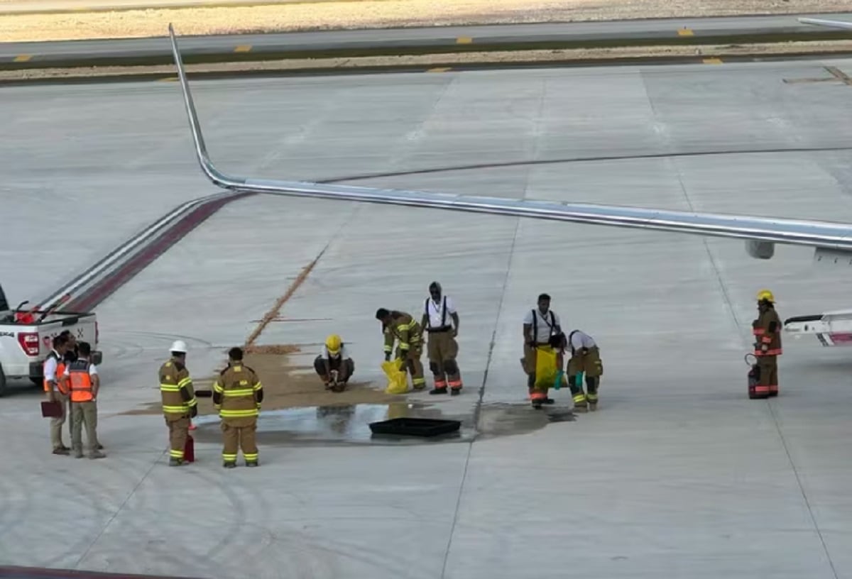 Fuga de combustible en aeropuerto de Tulim