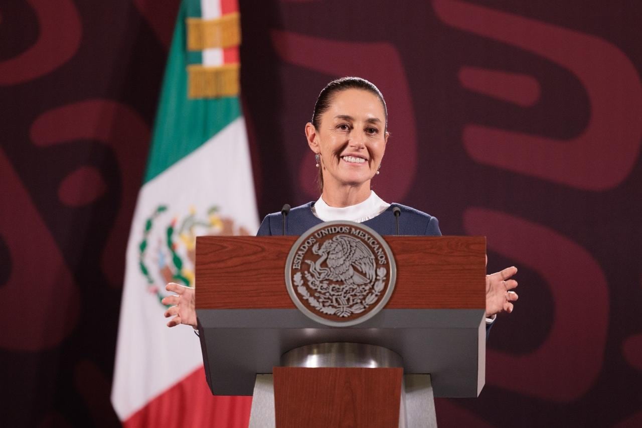 CONFERENCIA DE PRENSA DE CLAUDIA SHEINBAUM EN PALACIO NACIONAL