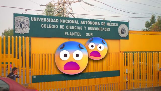 Caos en el CCH Sur de la UNAM