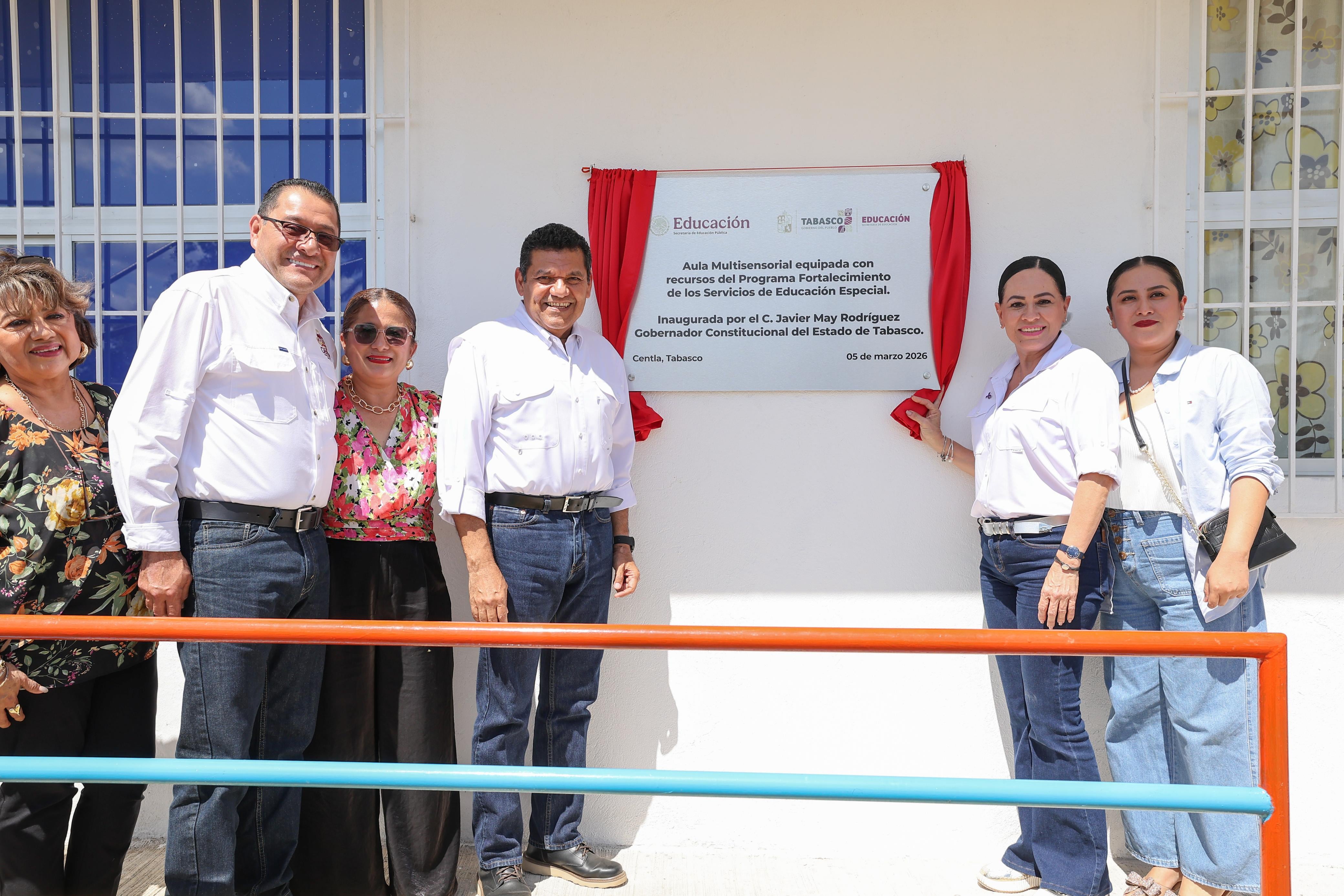 Gobierno de Tabasco impulsa educación incluyente con nueva infraestructura