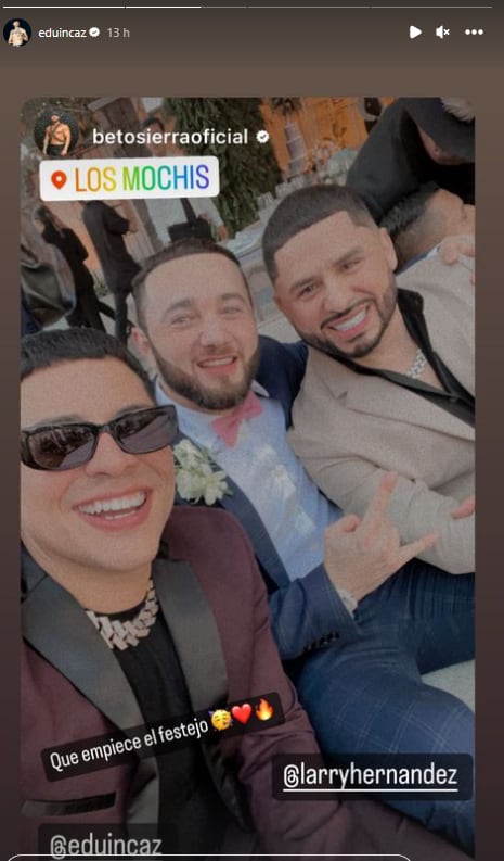 Eduin Caz, Beto Sierra y Larry Hernández.