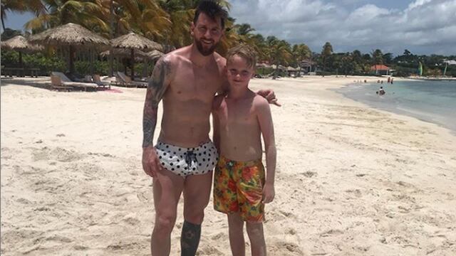 Messi se tomó una foto con Mckenzie