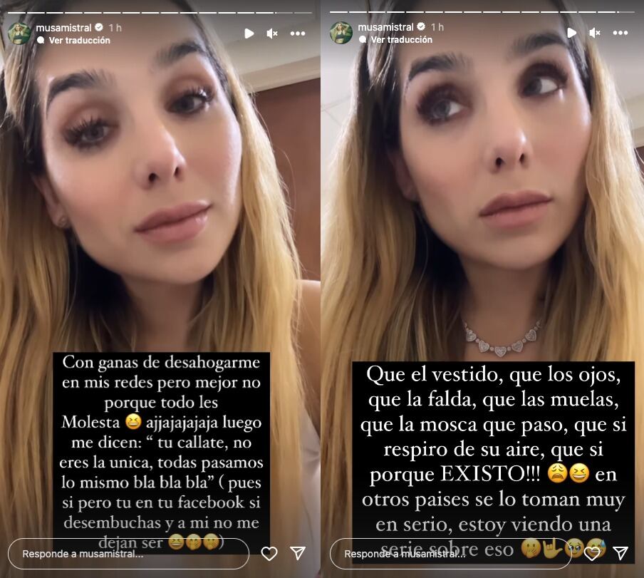 Marcela Mistral habla de las críticas que recibe y de la forma en que la afectan
