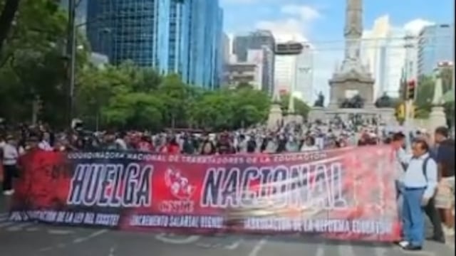 CNTE llama a boicot al Mundial 2026 con su huelga nacional en CDMX.