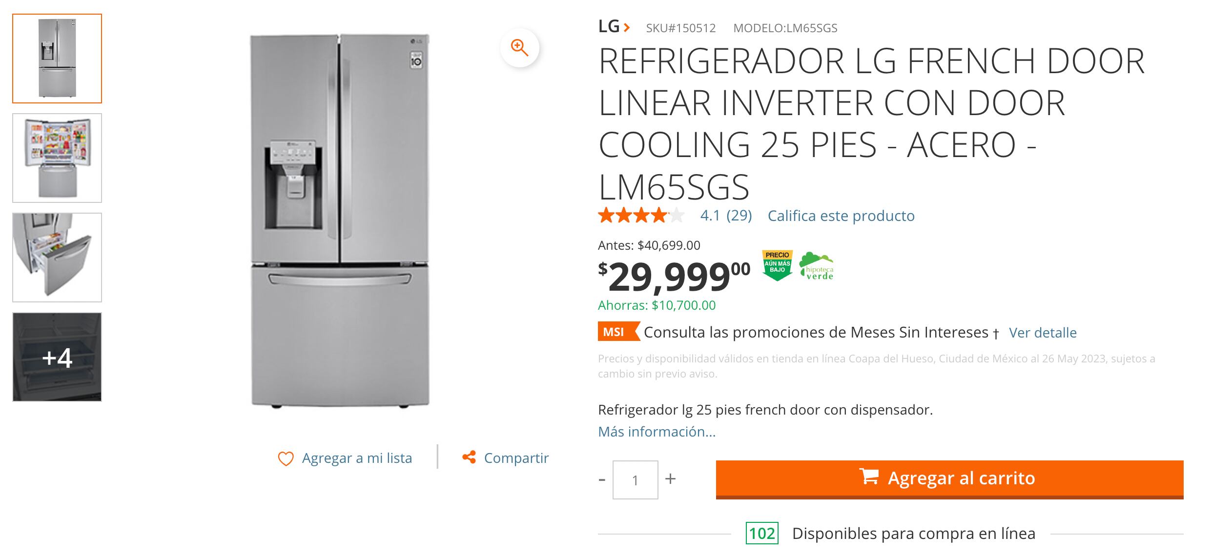 OFERTAS EN REFRIGERADORES HOT SALE 2023