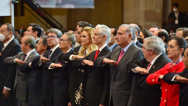 Alfredo Del Mazo y morenistas