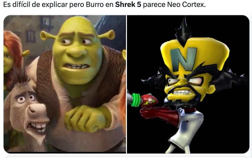 Usuarios se quejan del rediseño de Shrek 5 con memes