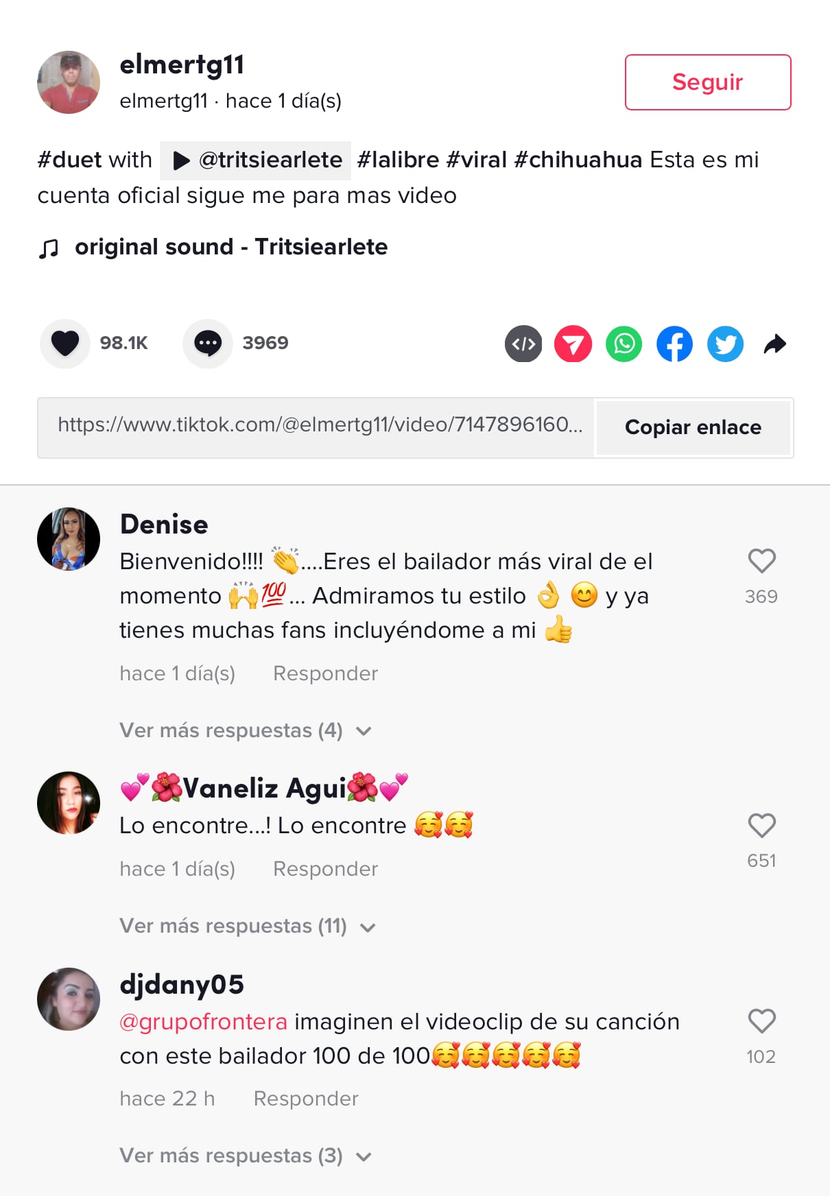 VIDEO: Este es el baile más viral en TikTok y ya le piden que lo preste