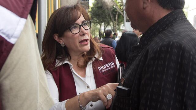 Yeidckol Polevnsky, dirigente nacional de Morena