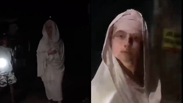 extraña mujer en Israel